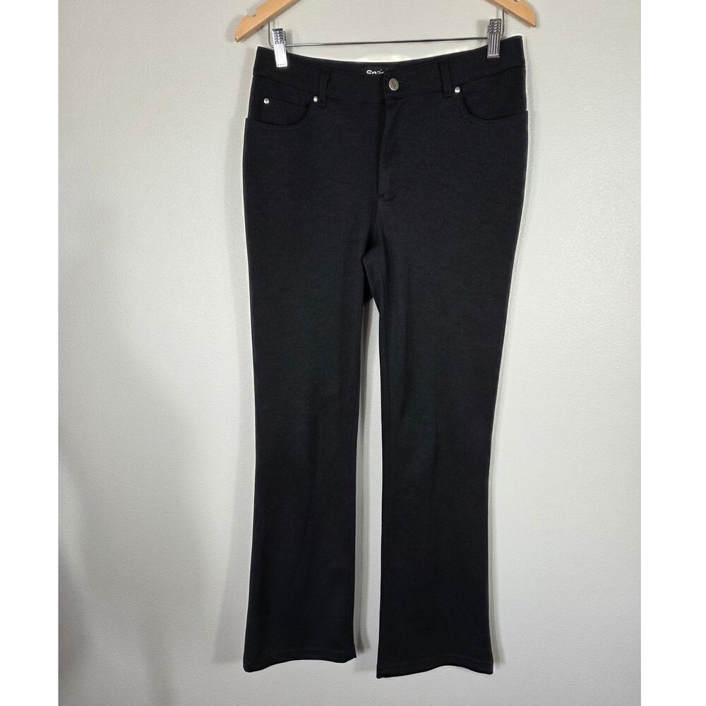 Y2K Space Girl-z 90's Polyester Black Dress Pants Size Junior 11 Long